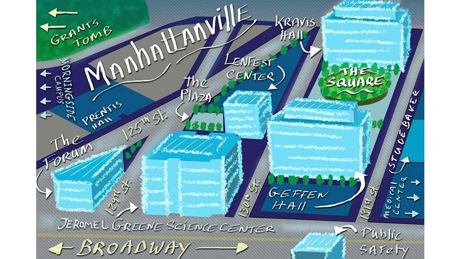 As the Manhattanville campus comes to life with the opening of Columbia Business School, check out these cool places.